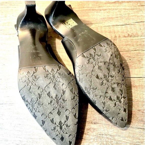 Brenda Zaro Point Toe Sling Back Heels - Picture 10 of 16